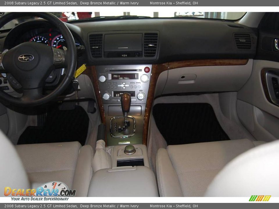2008 Subaru Legacy 2.5 GT Limited Sedan Deep Bronze Metallic / Warm Ivory Photo #34