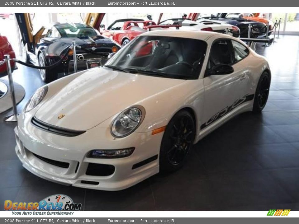 2008 Porsche 911 GT3 RS Carrara White / Black Photo #1