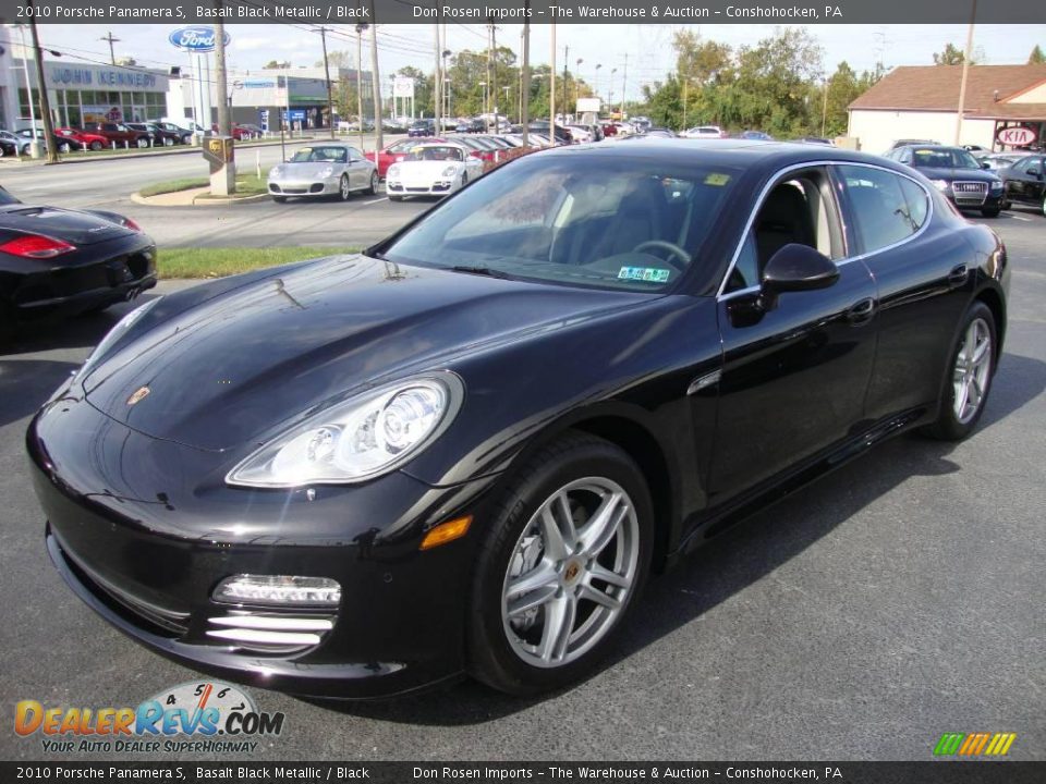 2010 Porsche Panamera S Basalt Black Metallic / Black Photo #1