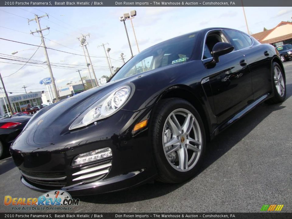 2010 Porsche Panamera S Basalt Black Metallic / Black Photo #2