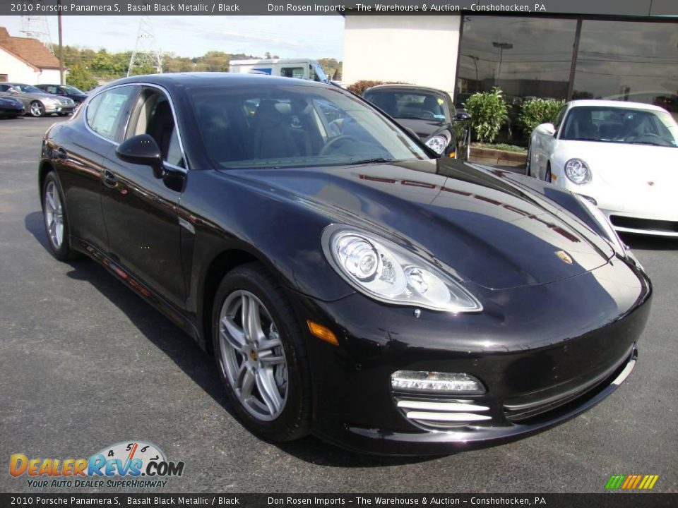 2010 Porsche Panamera S Basalt Black Metallic / Black Photo #4