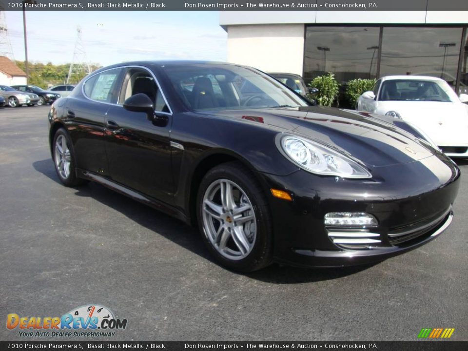 2010 Porsche Panamera S Basalt Black Metallic / Black Photo #5