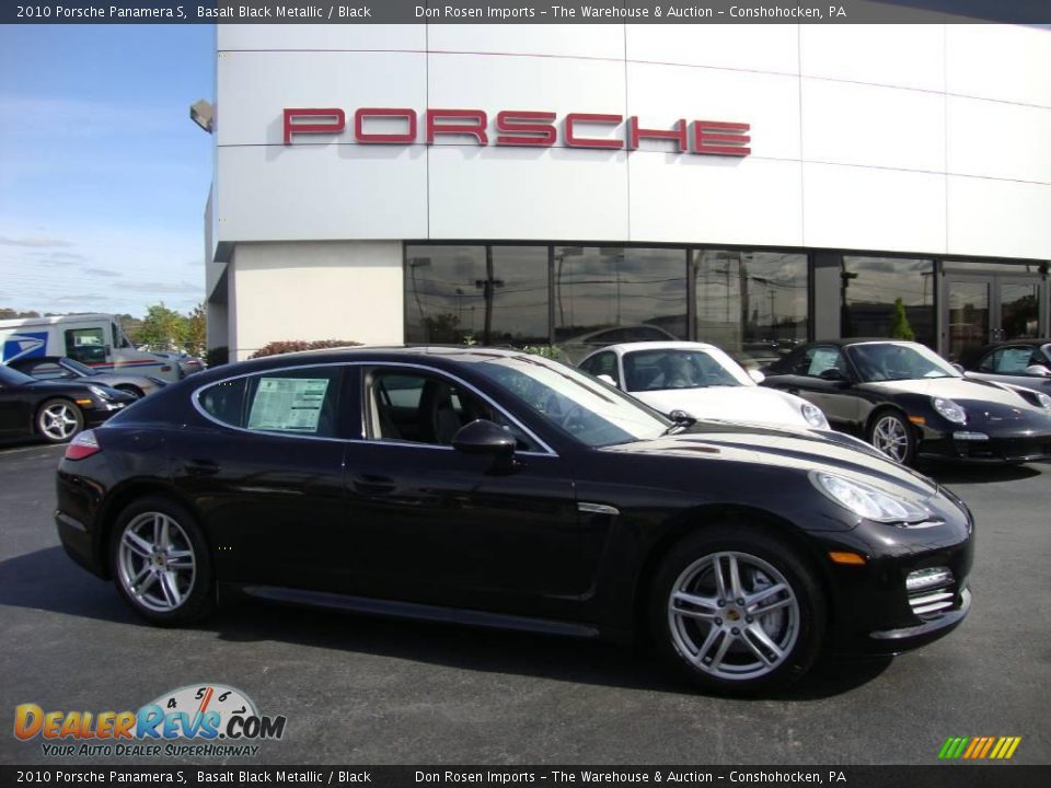 2010 Porsche Panamera S Basalt Black Metallic / Black Photo #6