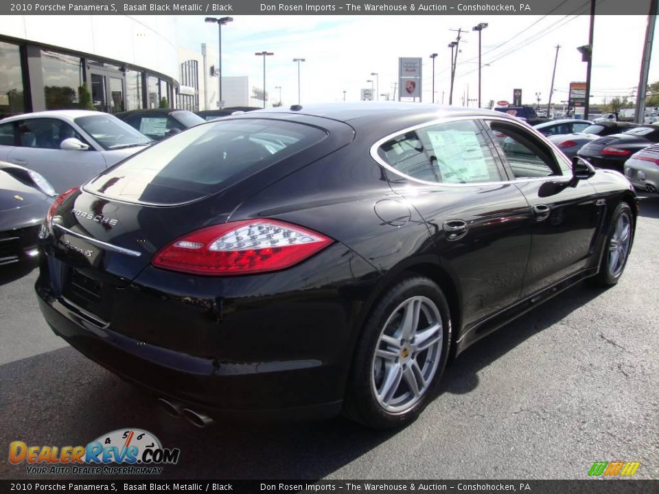 2010 Porsche Panamera S Basalt Black Metallic / Black Photo #7