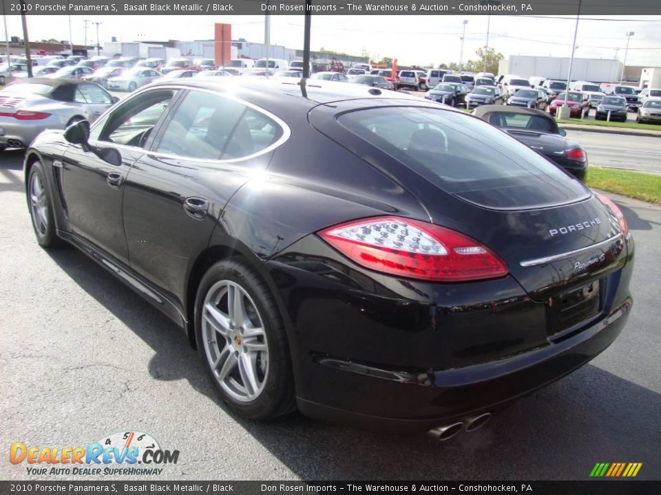 2010 Porsche Panamera S Basalt Black Metallic / Black Photo #9