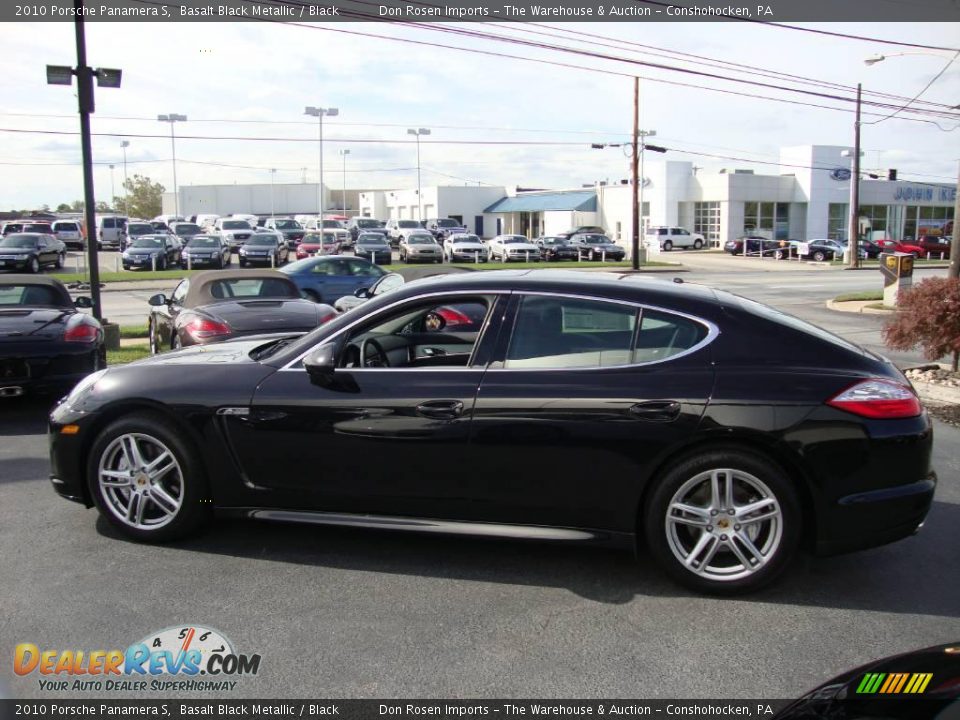 2010 Porsche Panamera S Basalt Black Metallic / Black Photo #10