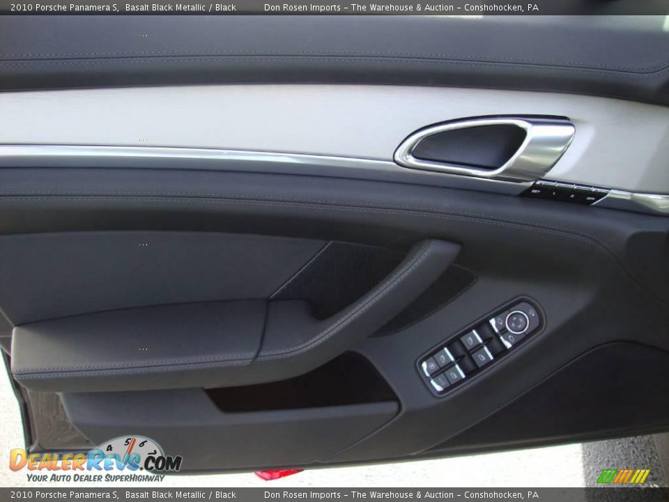 2010 Porsche Panamera S Basalt Black Metallic / Black Photo #13