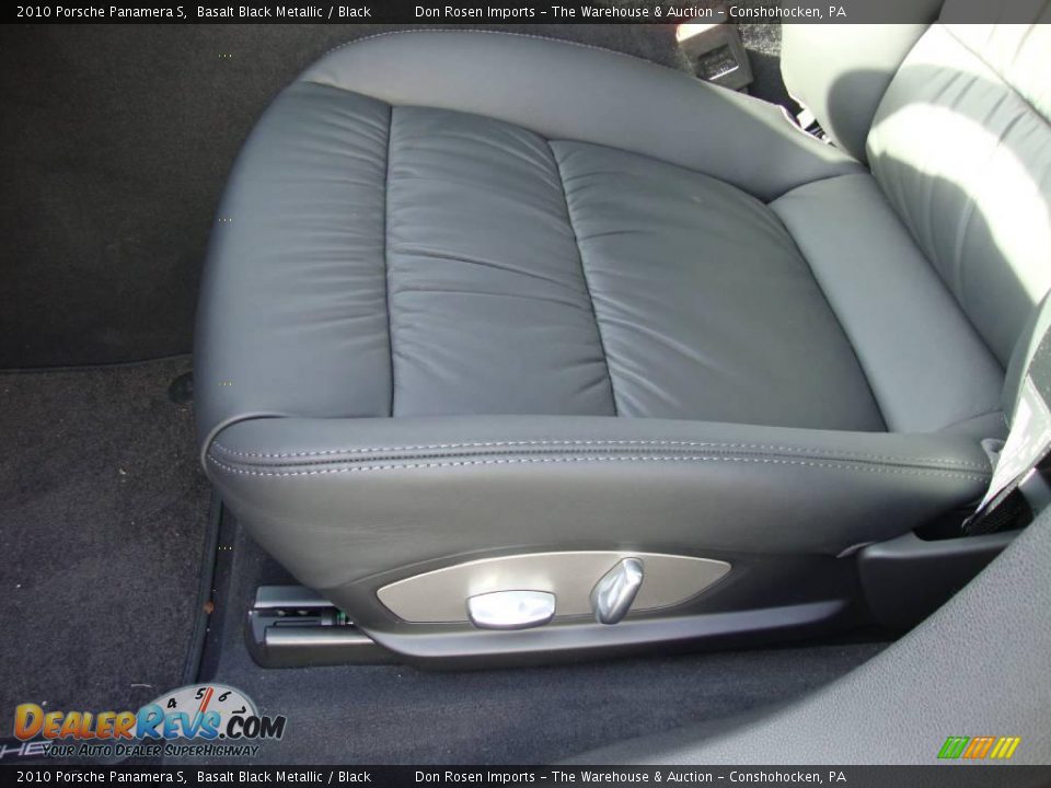 2010 Porsche Panamera S Basalt Black Metallic / Black Photo #15