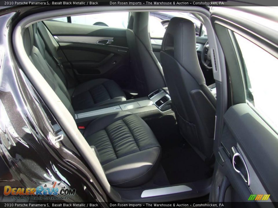 2010 Porsche Panamera S Basalt Black Metallic / Black Photo #20
