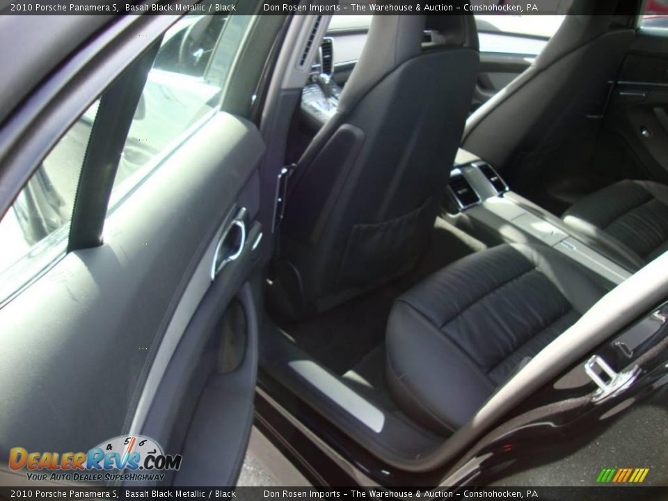 2010 Porsche Panamera S Basalt Black Metallic / Black Photo #21