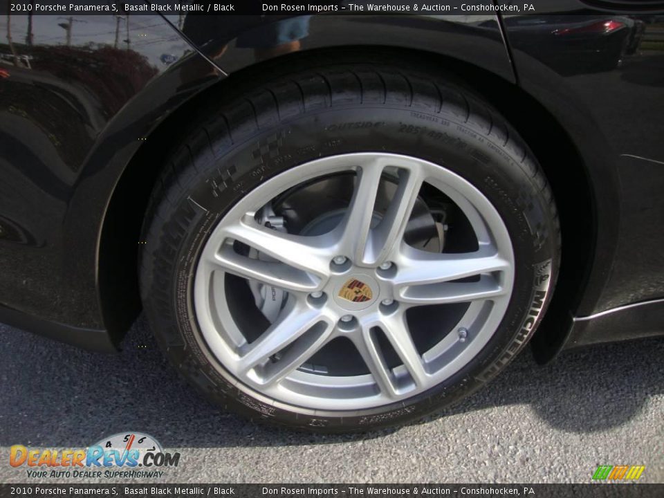 2010 Porsche Panamera S Basalt Black Metallic / Black Photo #24