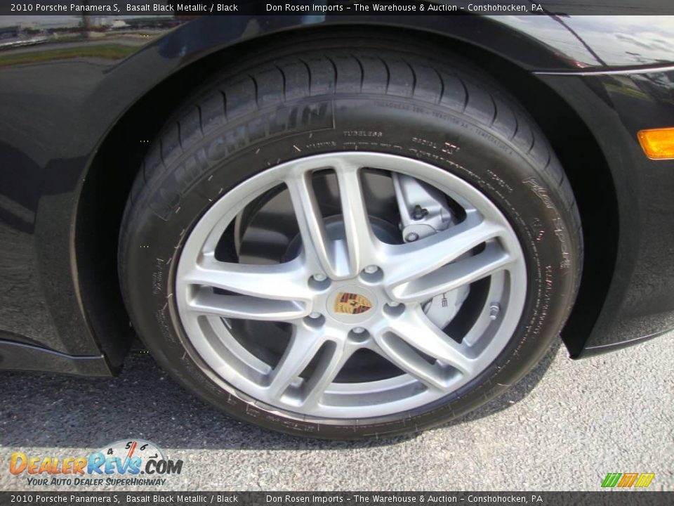 2010 Porsche Panamera S Basalt Black Metallic / Black Photo #25