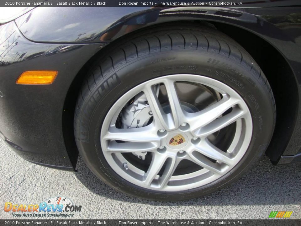2010 Porsche Panamera S Basalt Black Metallic / Black Photo #26