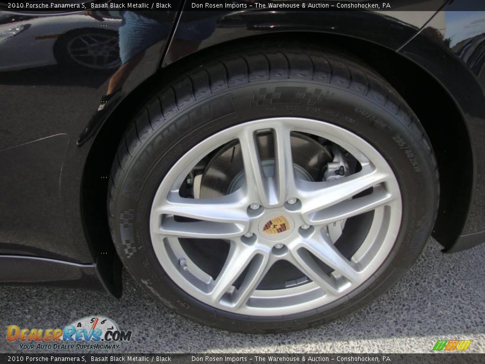 2010 Porsche Panamera S Basalt Black Metallic / Black Photo #27
