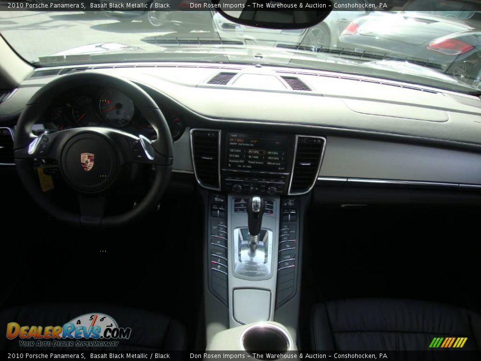 2010 Porsche Panamera S Basalt Black Metallic / Black Photo #34