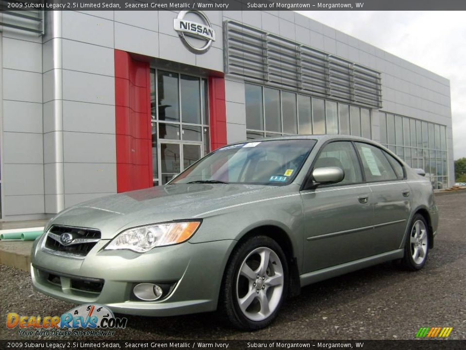 2009 Subaru Legacy 2.5i Limited Sedan Seacrest Green Metallic / Warm Ivory Photo #1