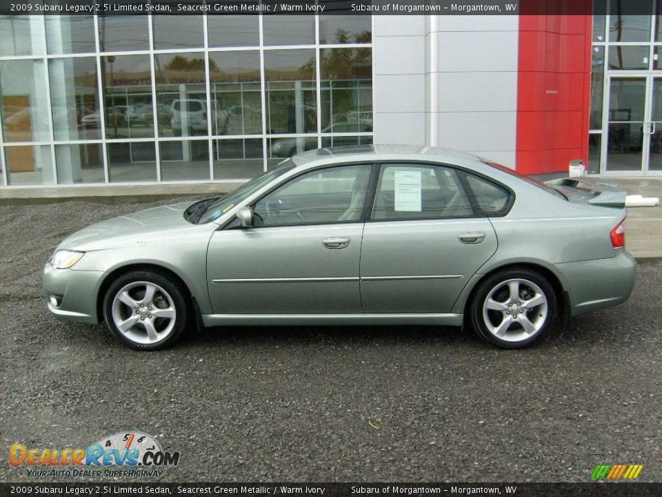 2009 Subaru Legacy 2.5i Limited Sedan Seacrest Green Metallic / Warm Ivory Photo #2