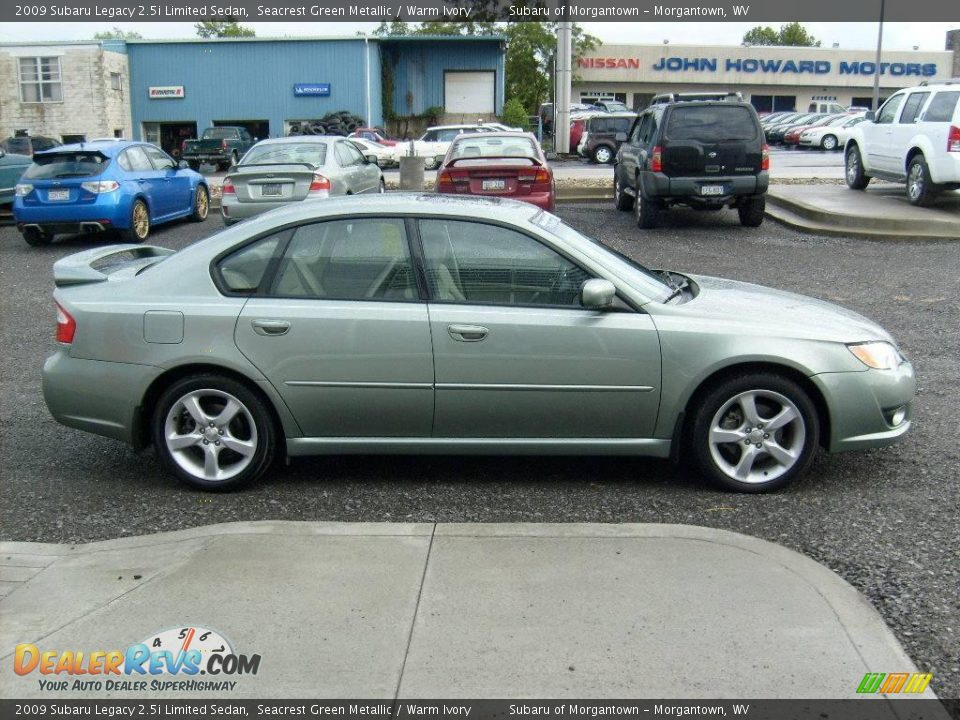 2009 Subaru Legacy 2.5i Limited Sedan Seacrest Green Metallic / Warm Ivory Photo #6
