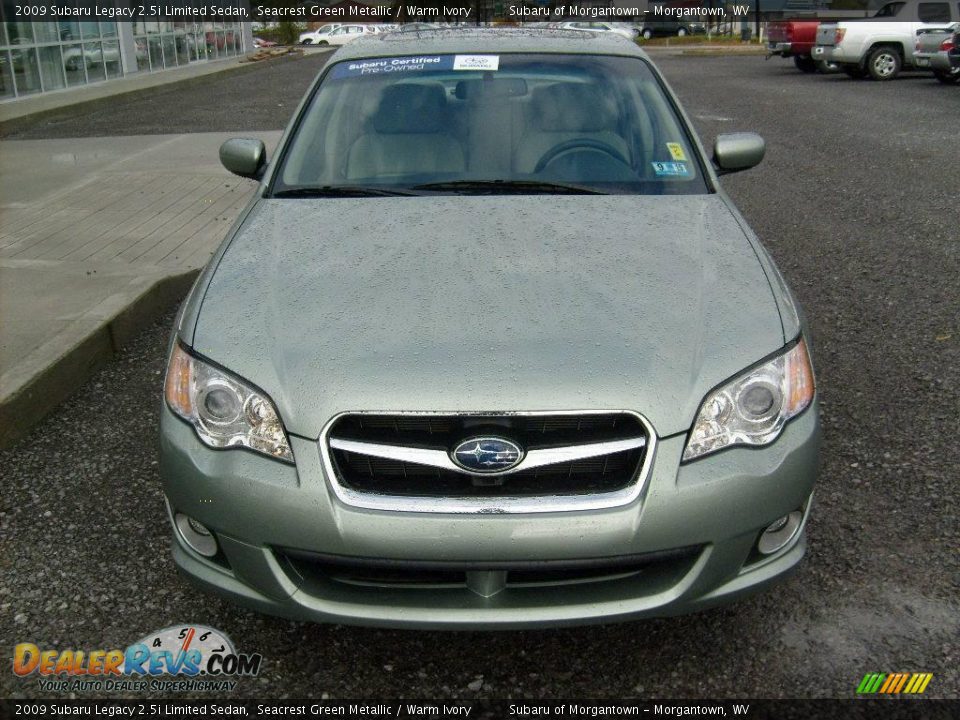 2009 Subaru Legacy 2.5i Limited Sedan Seacrest Green Metallic / Warm Ivory Photo #8