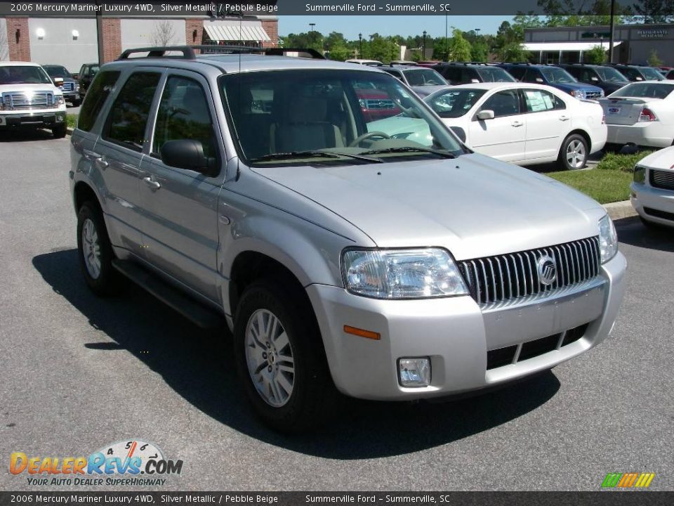 2006 Mercury Mariner Luxury 4WD Silver Metallic / Pebble Beige Photo #1