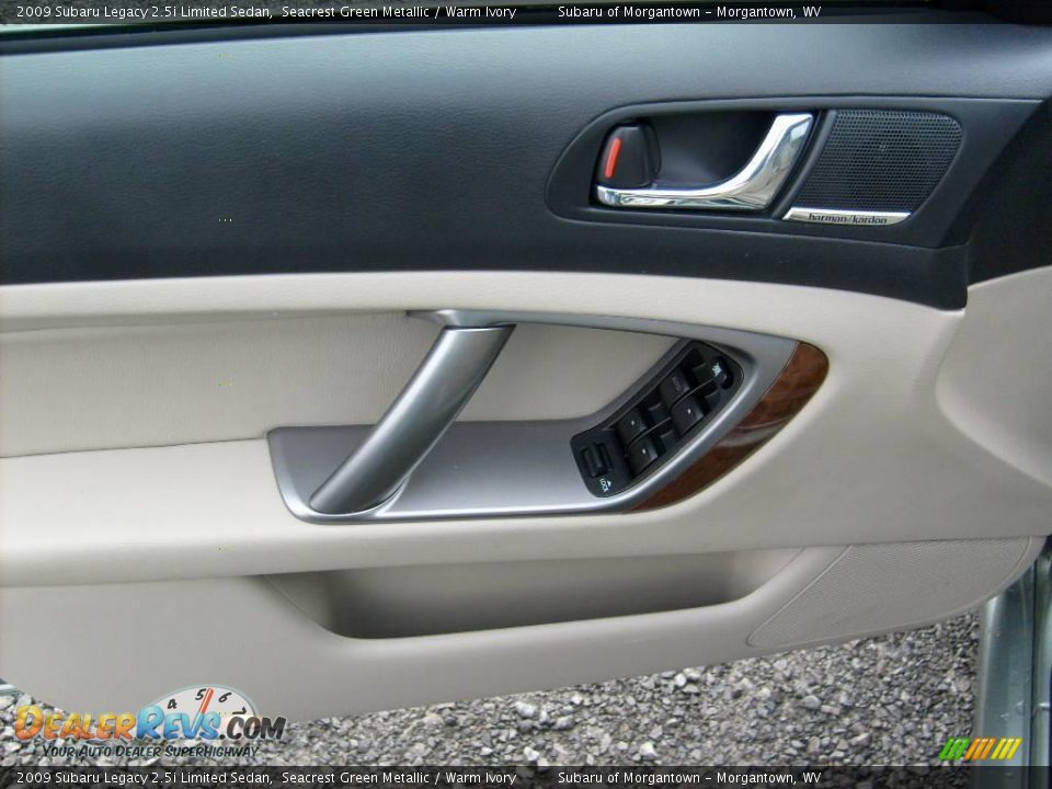2009 Subaru Legacy 2.5i Limited Sedan Seacrest Green Metallic / Warm Ivory Photo #12