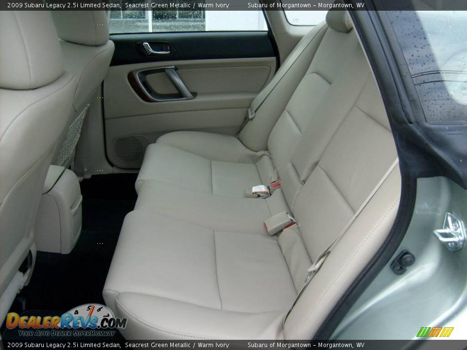 2009 Subaru Legacy 2.5i Limited Sedan Seacrest Green Metallic / Warm Ivory Photo #14