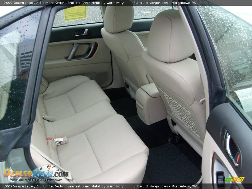 2009 Subaru Legacy 2.5i Limited Sedan Seacrest Green Metallic / Warm Ivory Photo #17