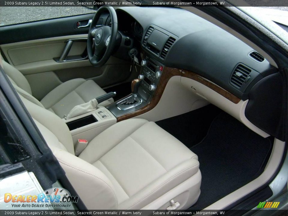 2009 Subaru Legacy 2.5i Limited Sedan Seacrest Green Metallic / Warm Ivory Photo #18
