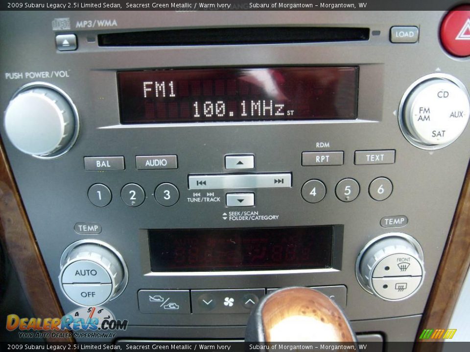 2009 Subaru Legacy 2.5i Limited Sedan Seacrest Green Metallic / Warm Ivory Photo #19