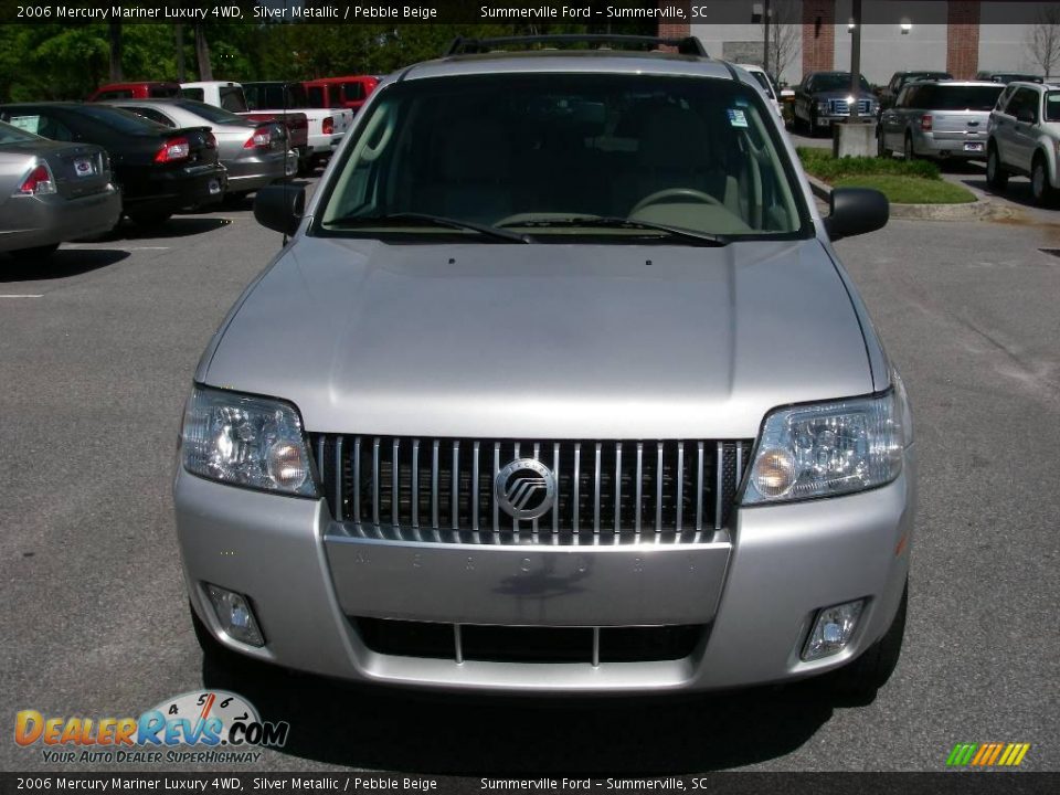 2006 Mercury Mariner Luxury 4WD Silver Metallic / Pebble Beige Photo #13