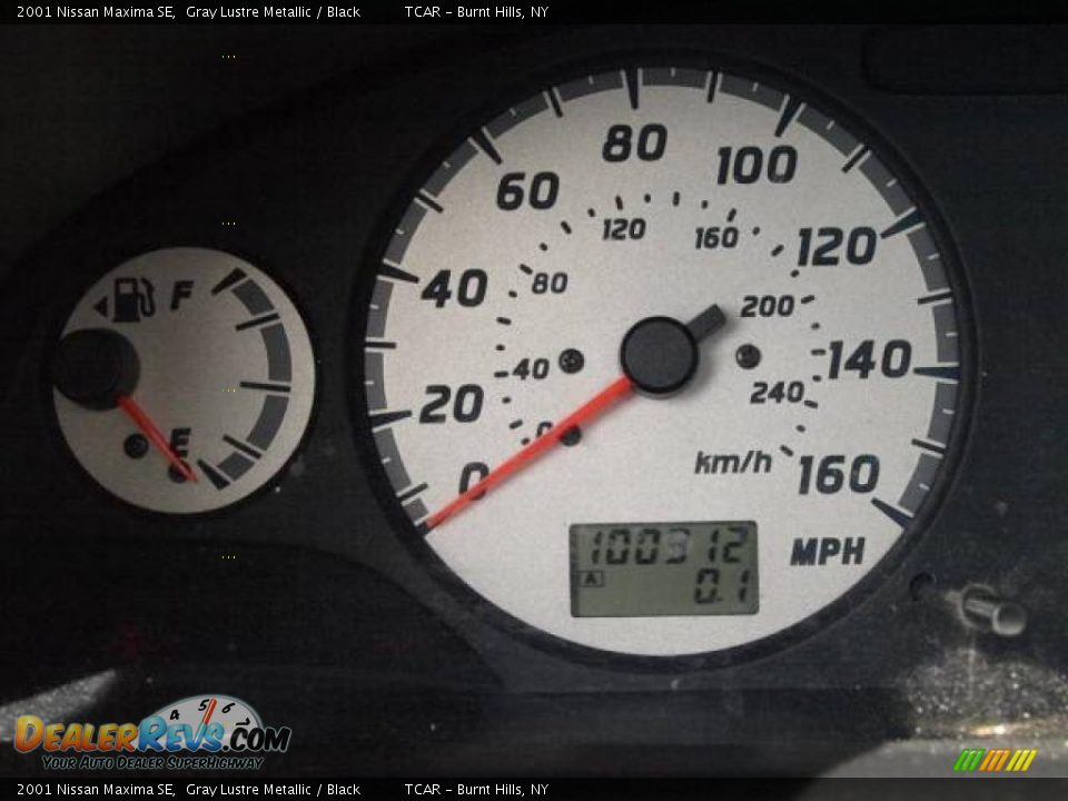 2001 Nissan Maxima SE Gray Lustre Metallic / Black Photo #13
