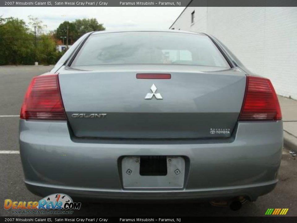 2007 Mitsubishi Galant ES Satin Mesai Gray Pearl / Gray Photo #5