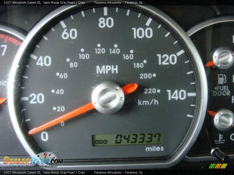 2007 Mitsubishi Galant ES Satin Mesai Gray Pearl / Gray Photo #12