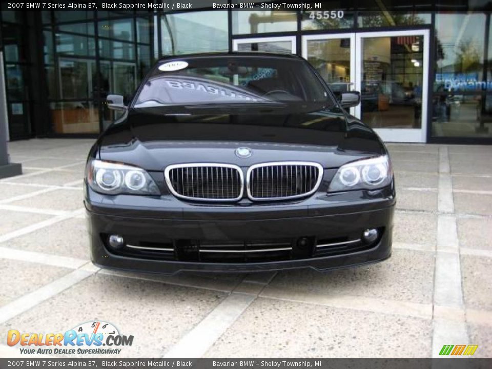 2007 BMW 7 Series Alpina B7 Black Sapphire Metallic / Black Photo #3
