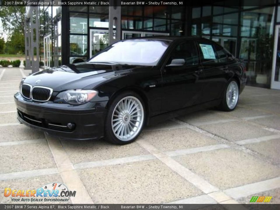 2007 BMW 7 Series Alpina B7 Black Sapphire Metallic / Black Photo #4