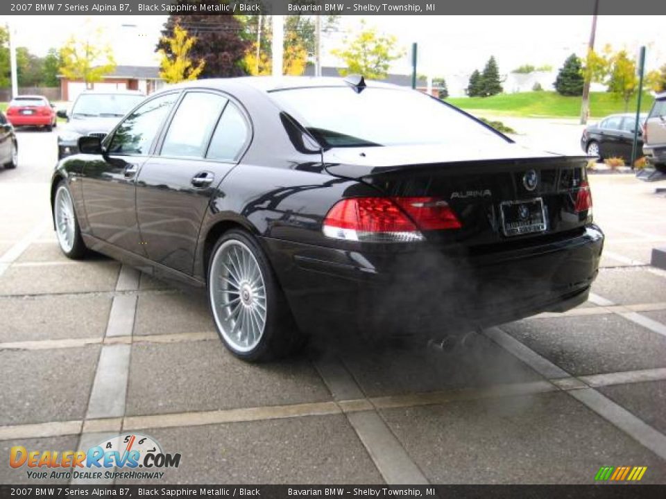 2007 BMW 7 Series Alpina B7 Black Sapphire Metallic / Black Photo #6