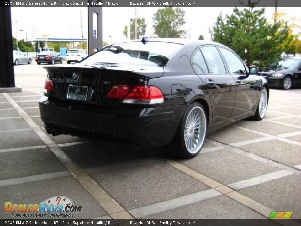 2007 BMW 7 Series Alpina B7 Black Sapphire Metallic / Black Photo #8