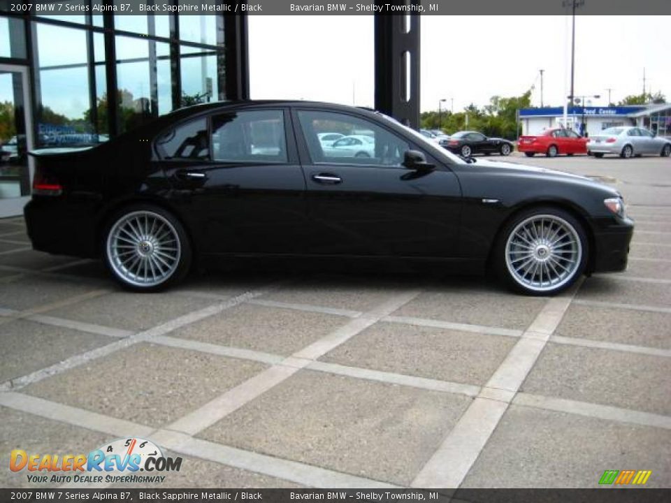 2007 BMW 7 Series Alpina B7 Black Sapphire Metallic / Black Photo #9