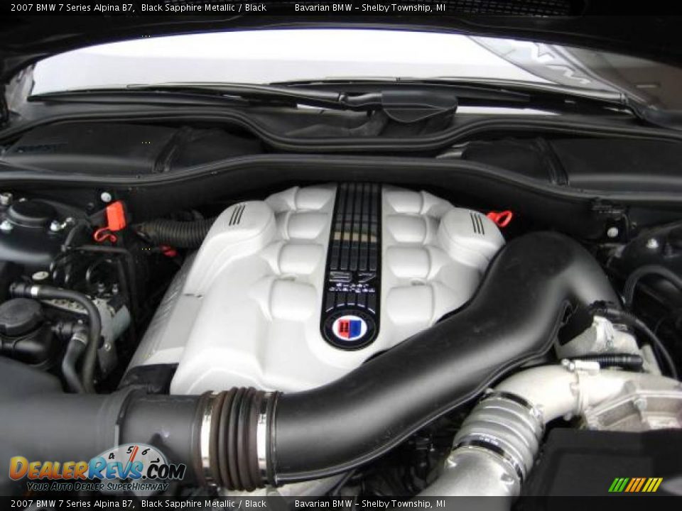 2007 BMW 7 Series Alpina B7 Black Sapphire Metallic / Black Photo #12