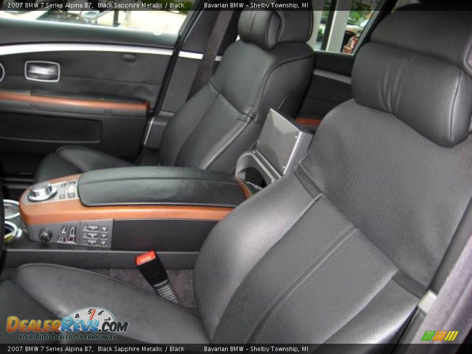 2007 BMW 7 Series Alpina B7 Black Sapphire Metallic / Black Photo #19