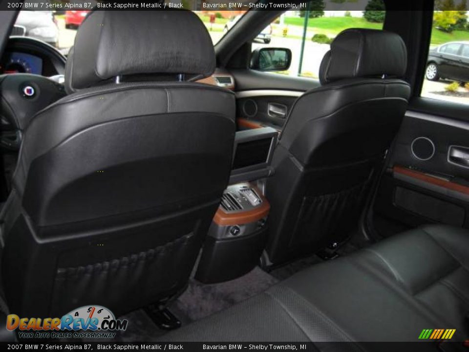 2007 BMW 7 Series Alpina B7 Black Sapphire Metallic / Black Photo #20