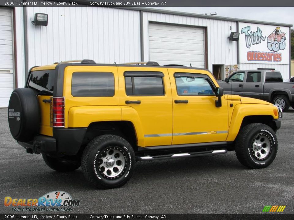 2006 Hummer H3 Yellow / Ebony Black Photo #5
