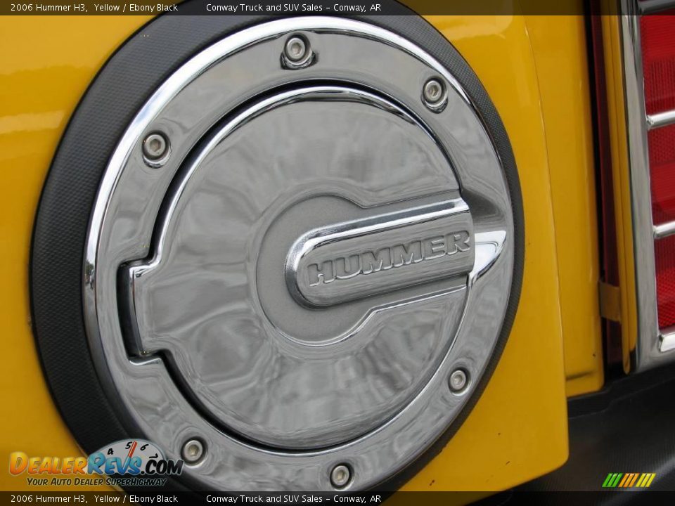 2006 Hummer H3 Yellow / Ebony Black Photo #7