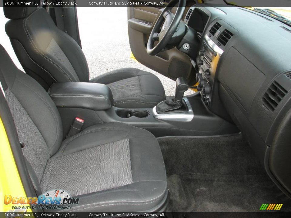 2006 Hummer H3 Yellow / Ebony Black Photo #11