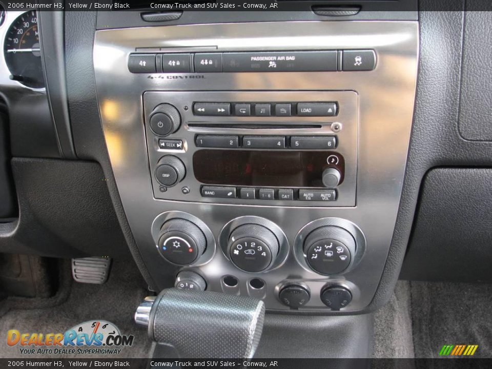 2006 Hummer H3 Yellow / Ebony Black Photo #13