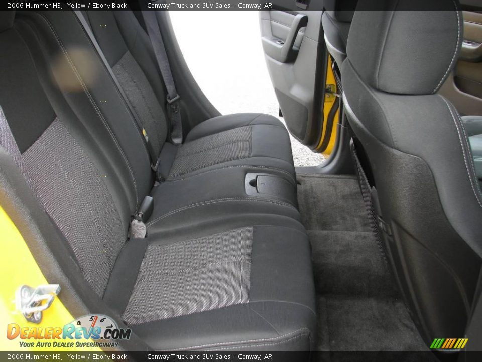 2006 Hummer H3 Yellow / Ebony Black Photo #15