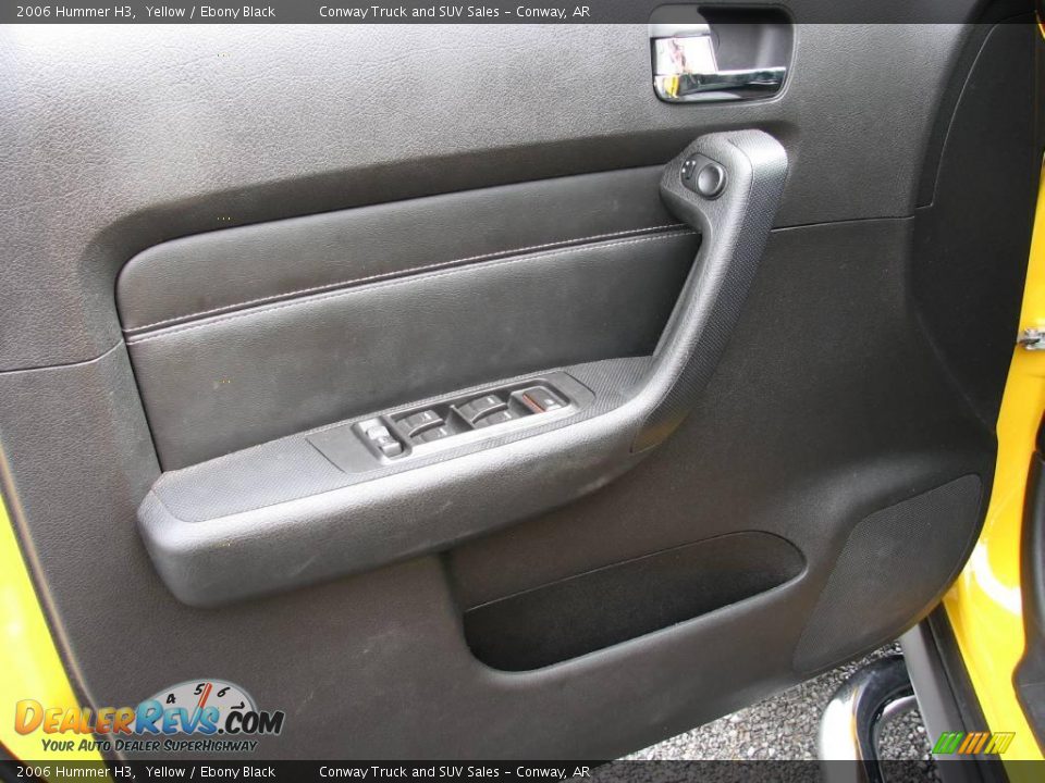 2006 Hummer H3 Yellow / Ebony Black Photo #17
