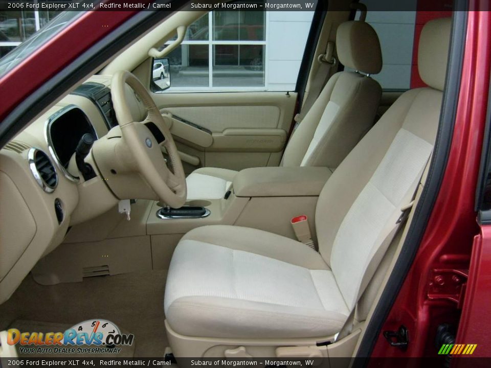 2006 Ford Explorer XLT 4x4 Redfire Metallic / Camel Photo #10