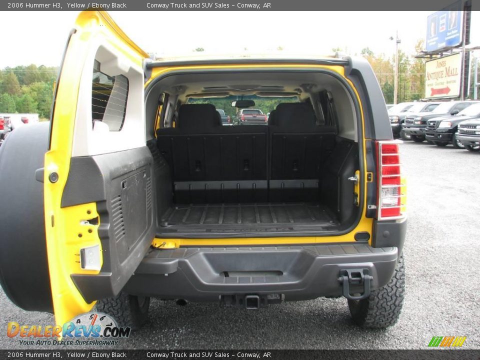 2006 Hummer H3 Yellow / Ebony Black Photo #19