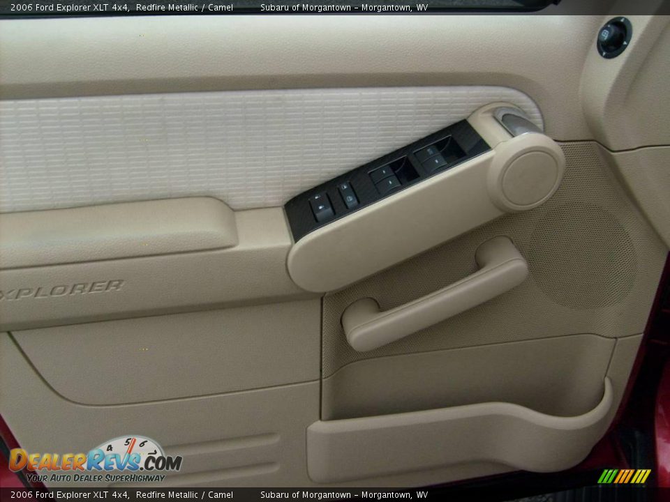 2006 Ford Explorer XLT 4x4 Redfire Metallic / Camel Photo #12